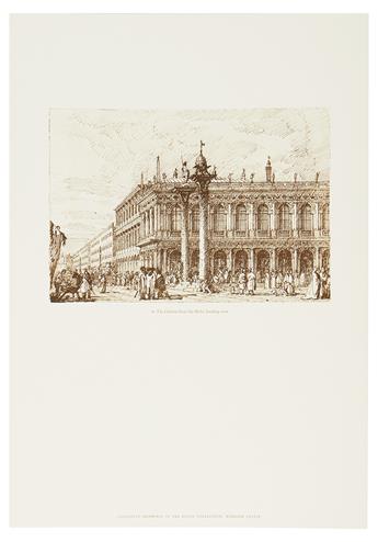 (IL CANALETTO / ANTONIO DA CANAL.) Miller, Charlotte. Fifty Drawings by Canaletto From the Royal Library, Windsor Castle.